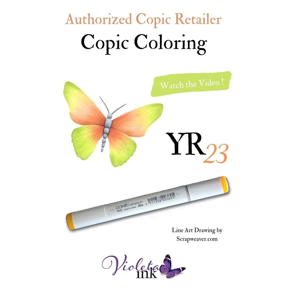 YR23 - Copic Sketch Marker Yellow Ochre — Violeta Ink